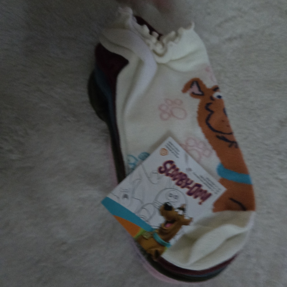 Cream and Orange Ankle Socks Hosiery Accessories